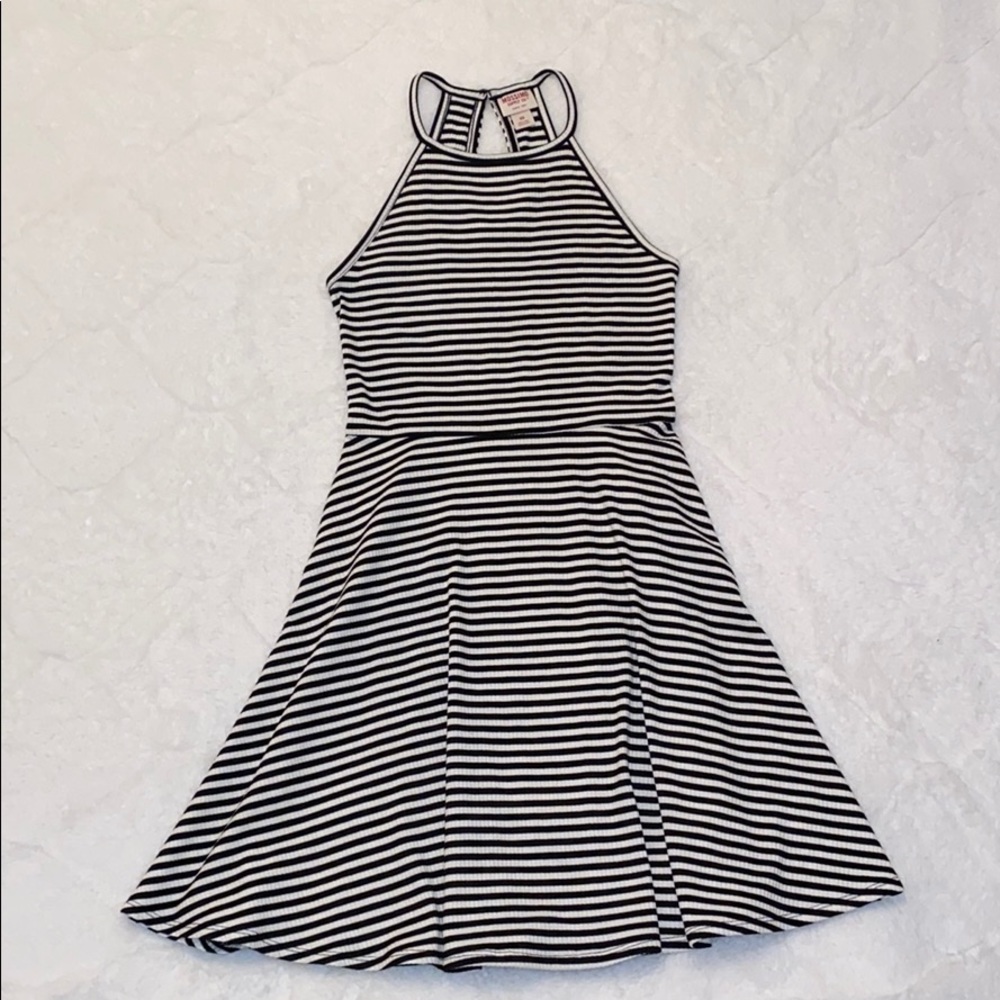 Striped Skater Dress